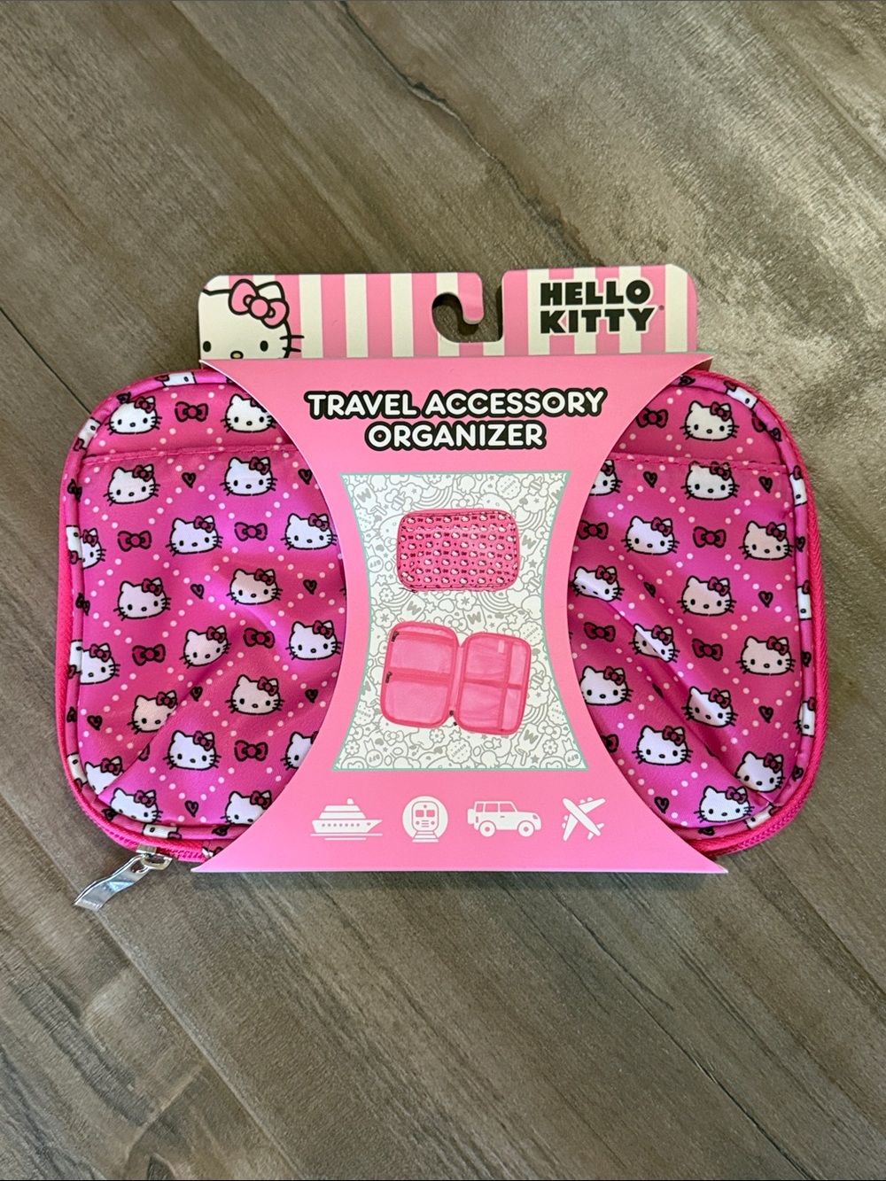 Sanrio Hello Kitty Travel Zippered Organizer | Pink